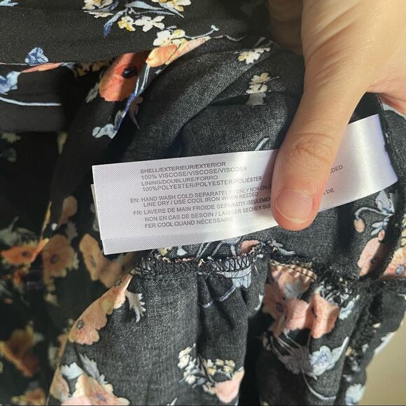 Band of Gypsies Floral Spring Tie Sun Dress XS - Picture 6 of 8